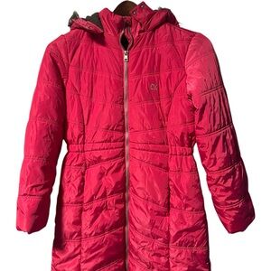 Calvin Klein Jeans Kids Pink Puffer Coat